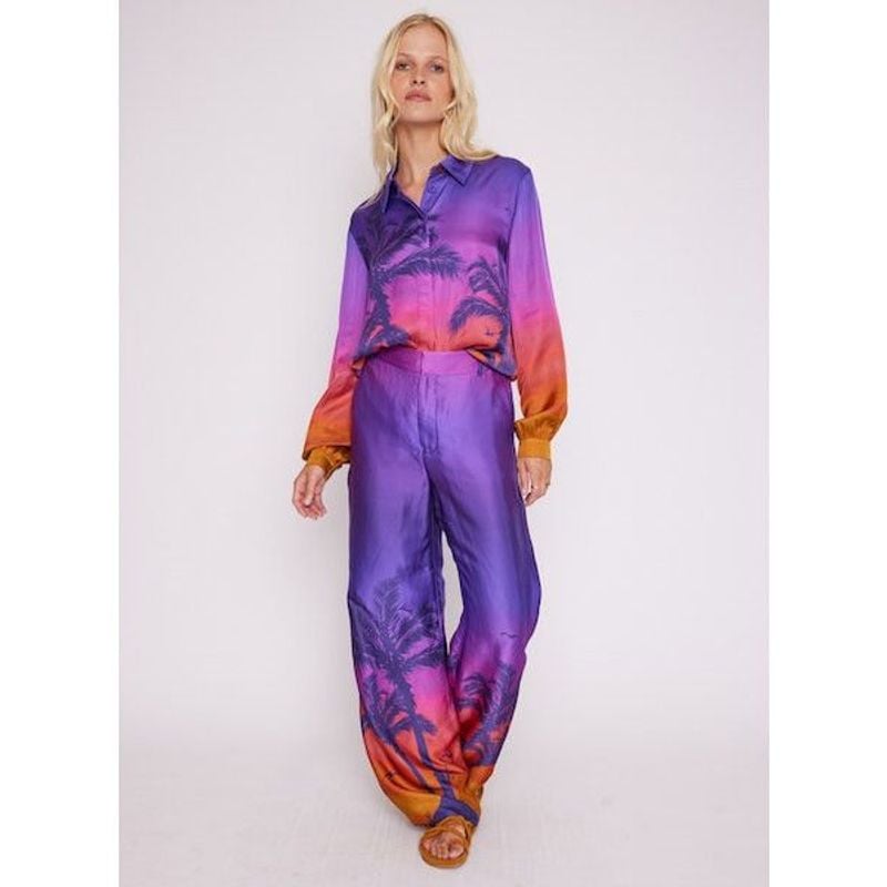 Pantalon Fluide - Sunset-Print