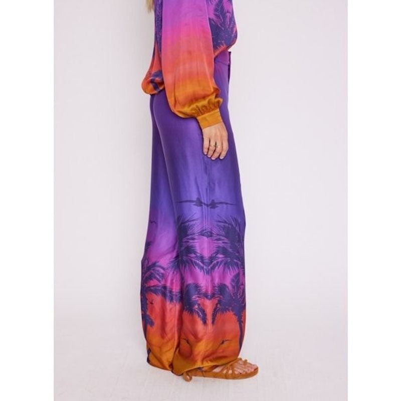 Pantalon Fluide - Sunset-Print