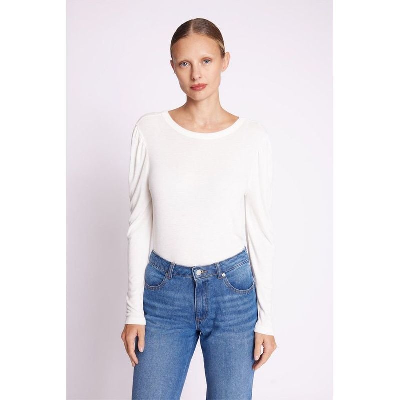 Tee Shirt Col Rond Dos Nu - Navy