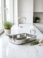 Plat À Four 35cm - Acier Inoxydable - Inox