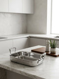 Plat À Four 29cm - Acier Inoxydable - Inox