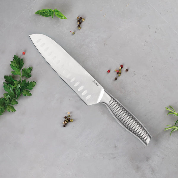 Couteau Santoku - Argenté - 18cm