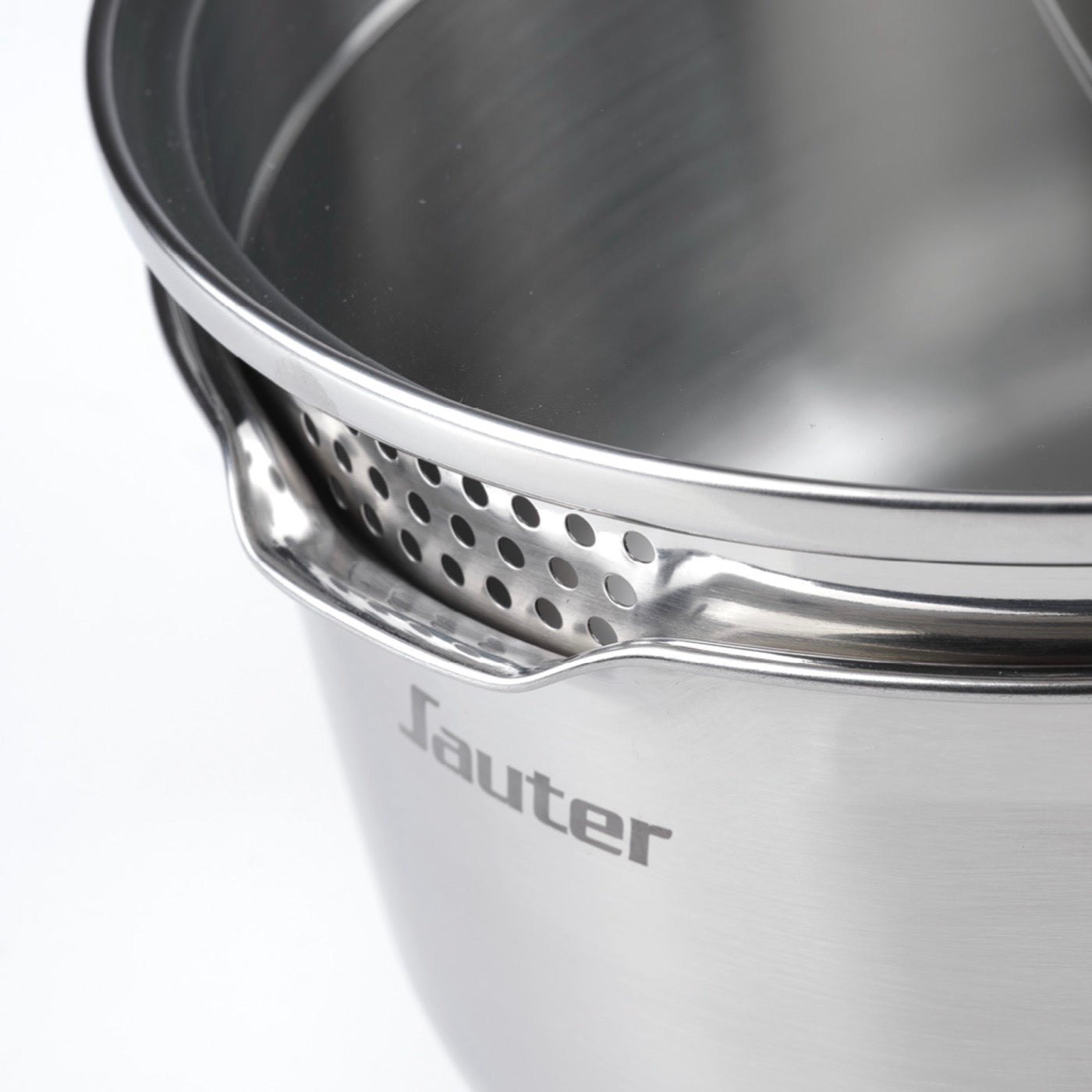 Couvercle En Verre Avec Bouton En Inox - Transparent/Argenté - 3 Tailles