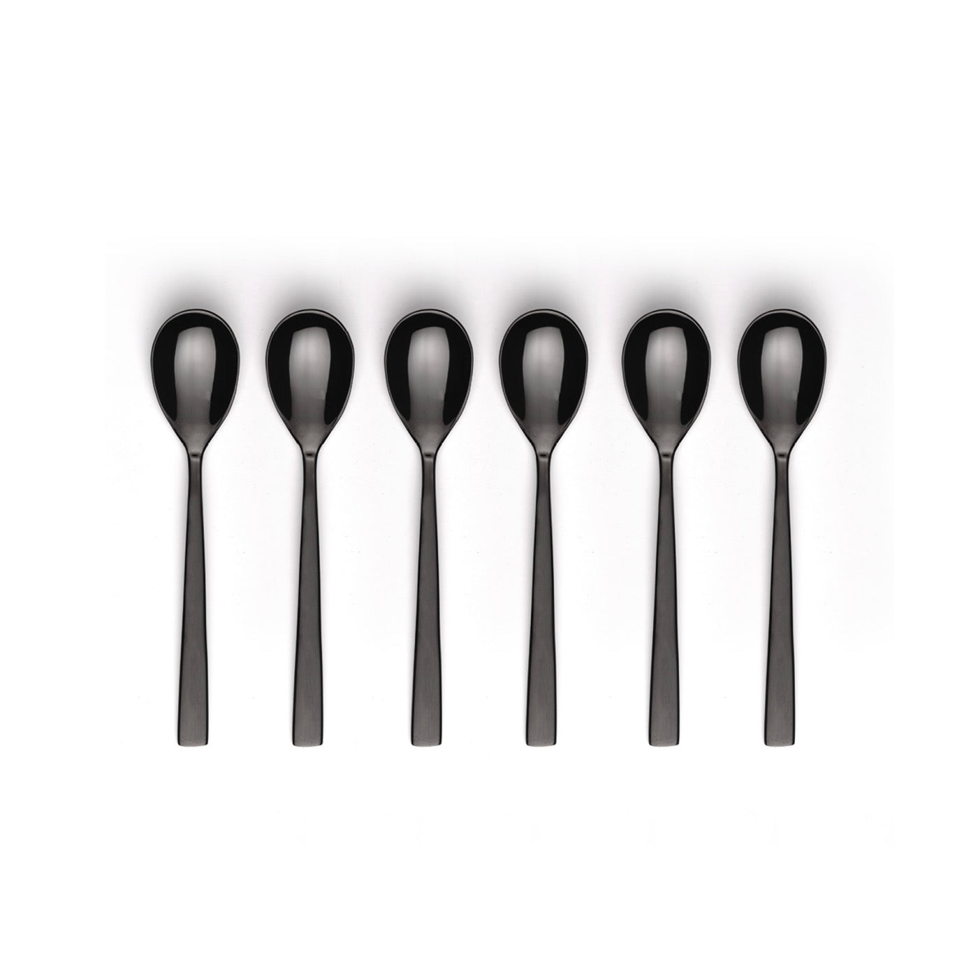Set De 6 Cuillères À Café - Noir