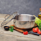 Casserole En Acier Inoxydable Triply - Multinox Pro - Argenté - 26cm
