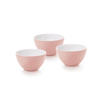 Set De 3 Petit Bols - Mélamine - Vieux Rose