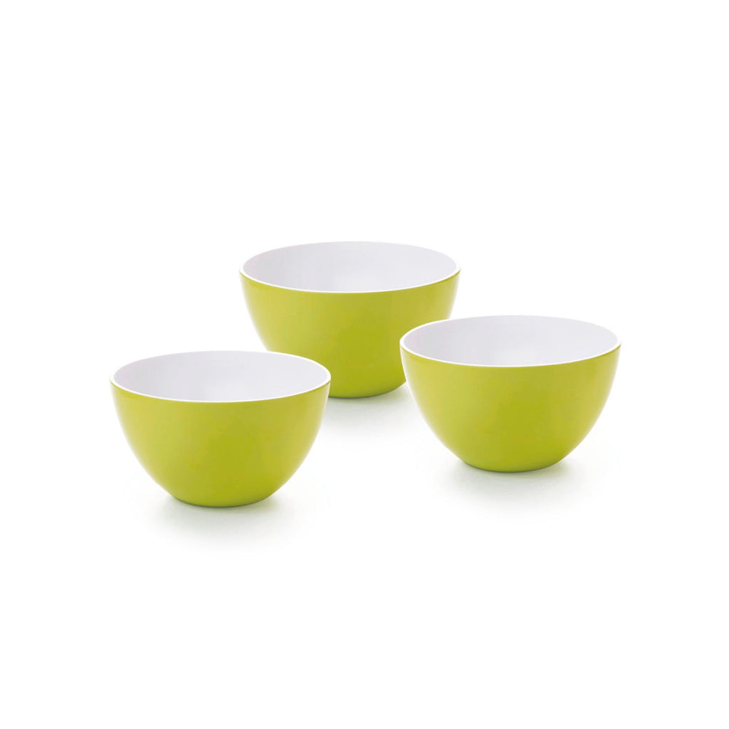 Set De 3 Petit Bols - Mélamine - Vert
