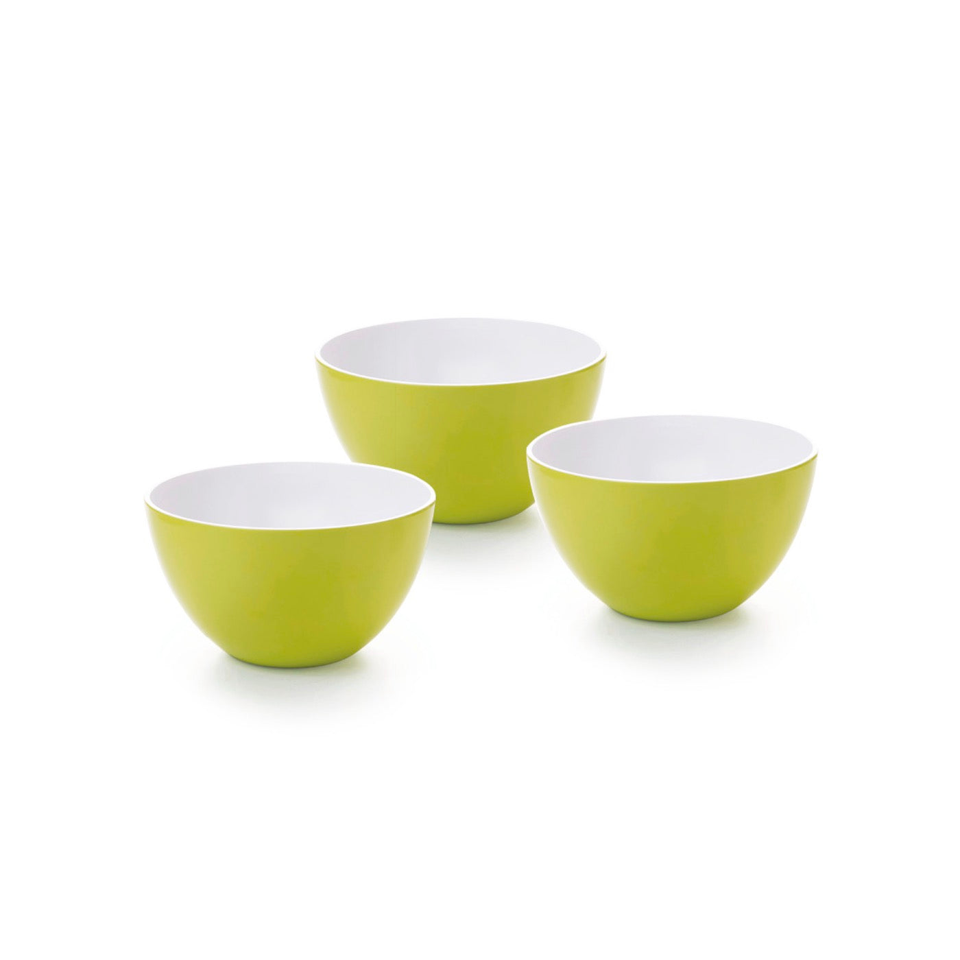 Set De 3 Petit Bols - Mélamine - Vert