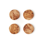 Set De 4 Sous-Verres En Bois D'Olivier - Bois