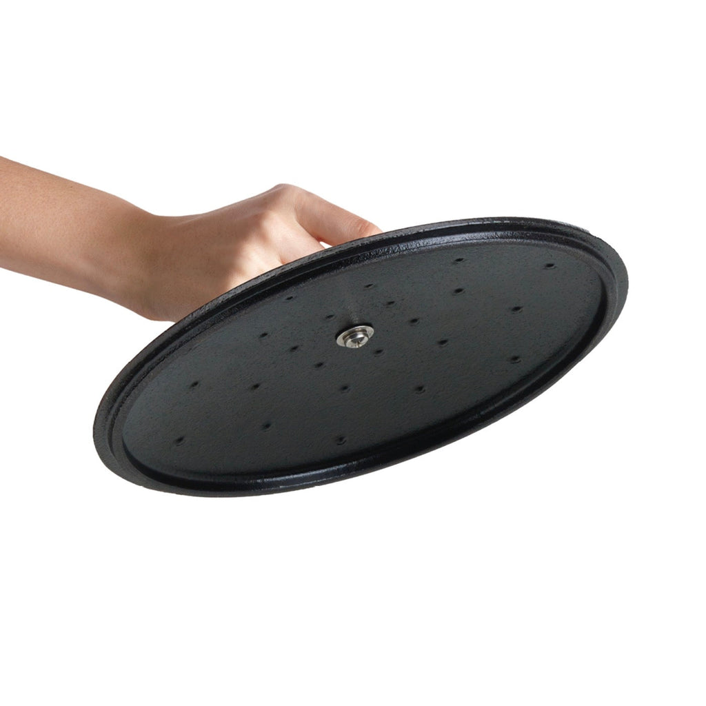 Cocotte En Fonte D'Acier Ronde - Aubergine - 28cm