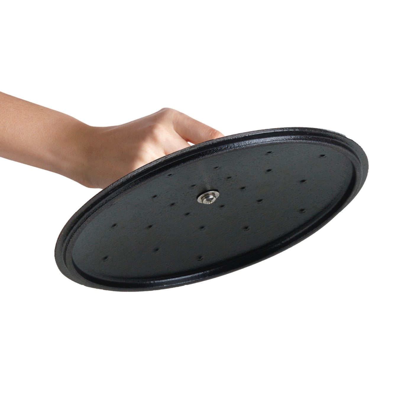 Cocotte En Fonte D'Acier Ronde - Aubergine - 28cm