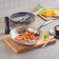 Sauteuse Triply Avec Couvercle - Multinox - Argenté - 28cm