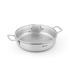 Sauteuse Triply Avec Couvercle - Multinox - Argenté - 28cm