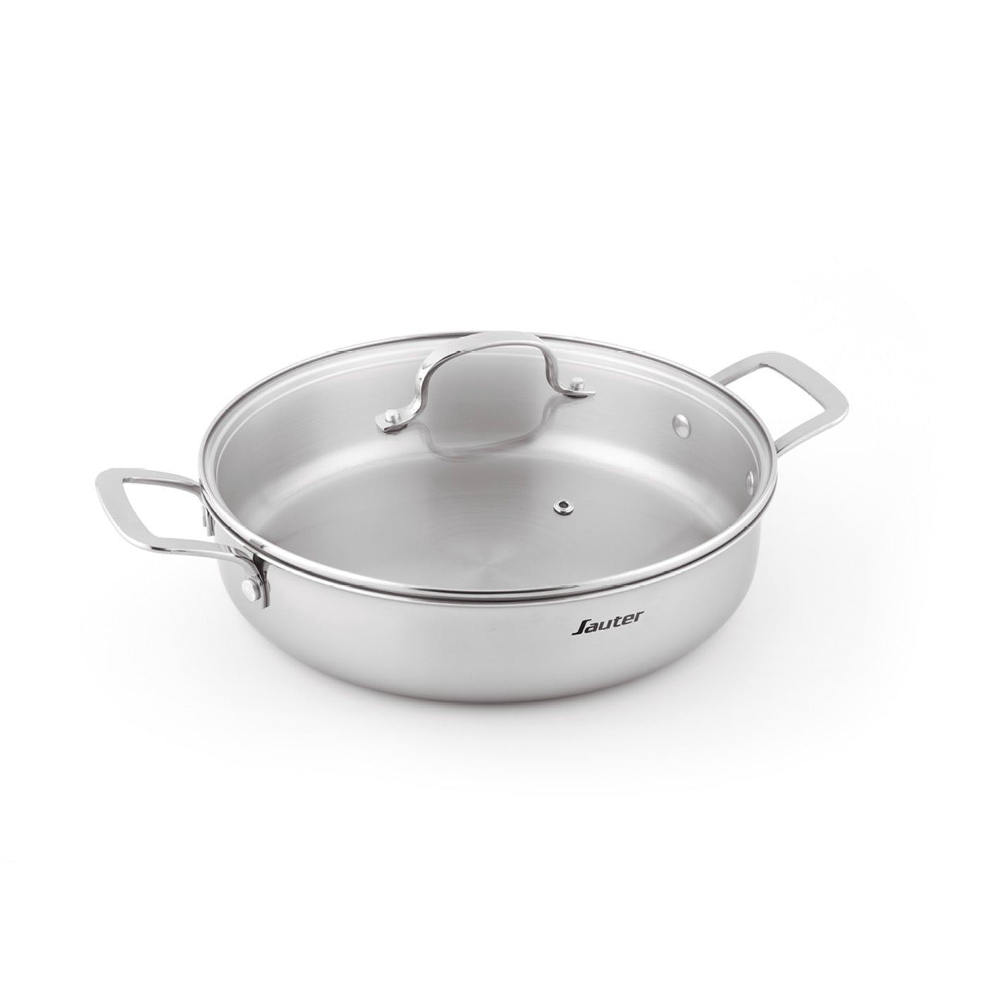 Sauteuse Triply Avec Couvercle - Multinox - Argenté - 28cm