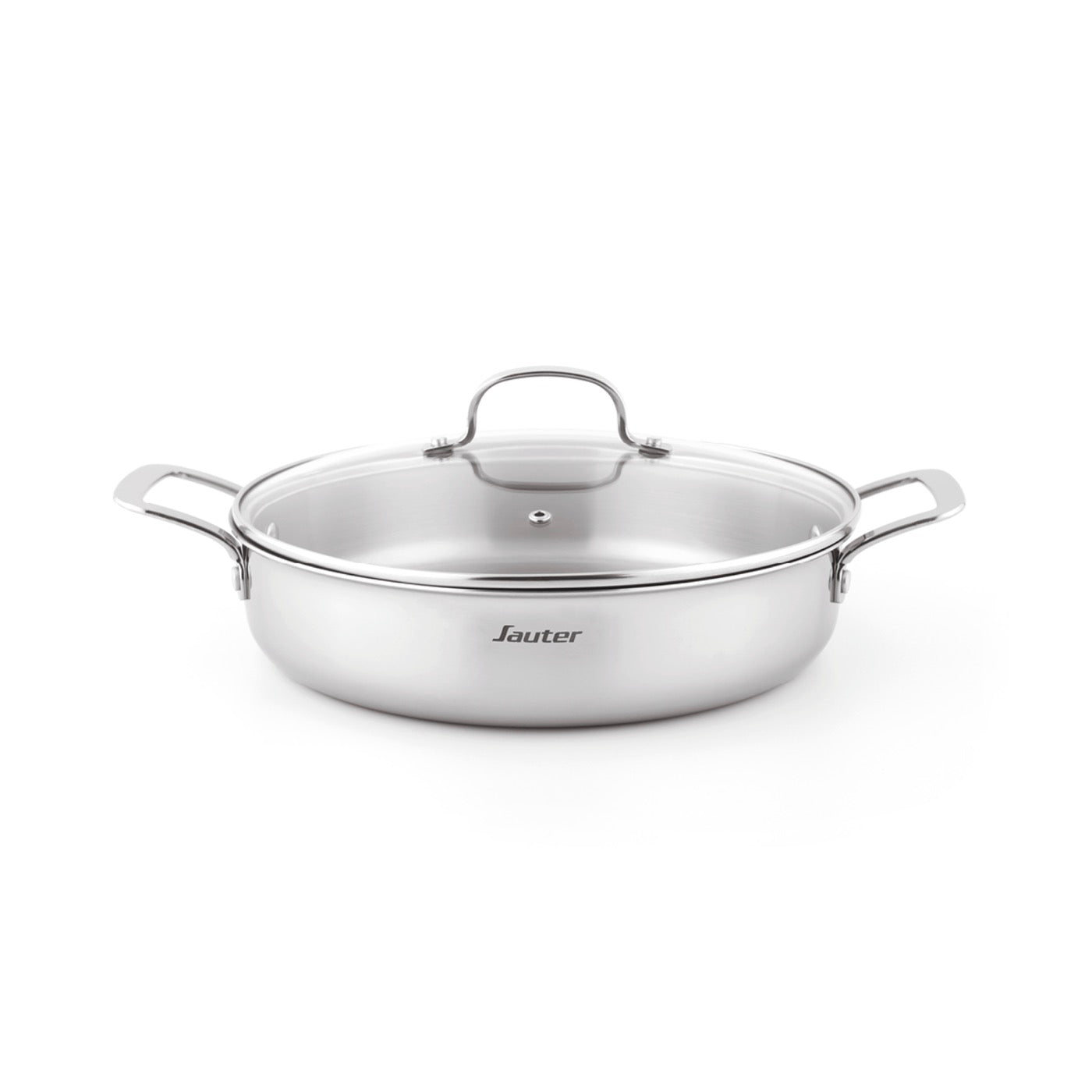 Sauteuse Triply Avec Couvercle - Multinox - Argenté - 28cm