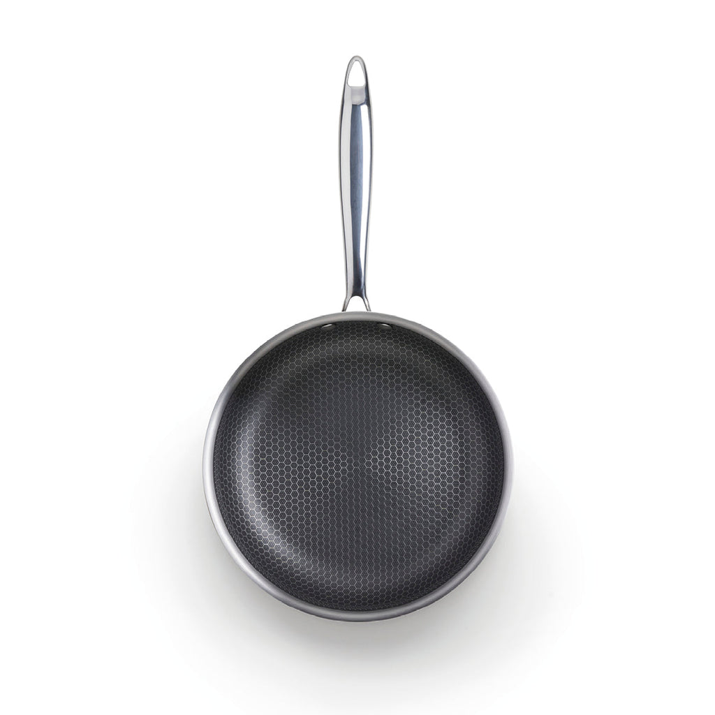 Set De 2 Poêles Triply Revêtement Nid D'Abeille Anti-Adhésif - Argenté