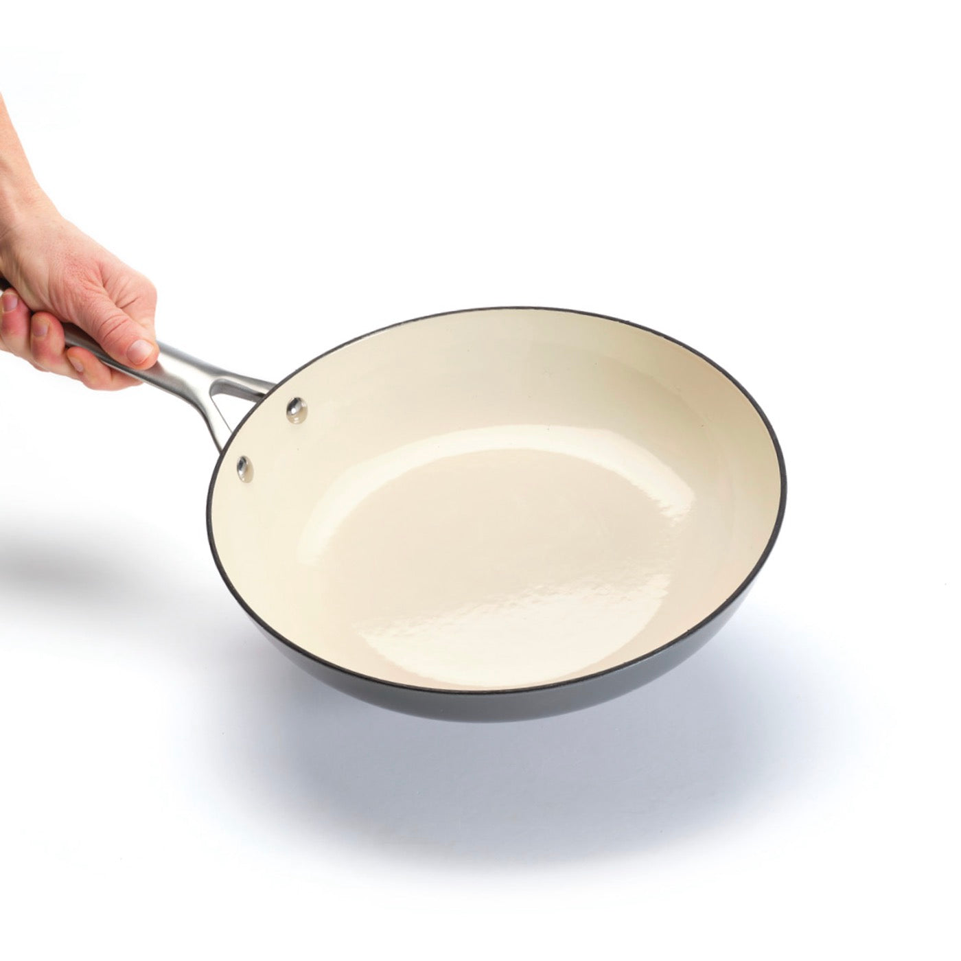 Set De 3 Poêles En Fonte - Gris Foncé