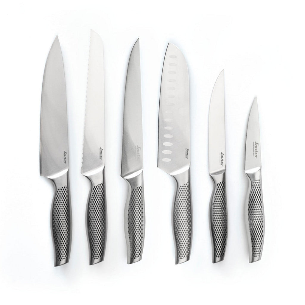 Set De 6 Couteaux Acier Inoxydable - Argenté