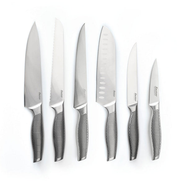Set De 6 Couteaux Acier Inoxydable - Argenté