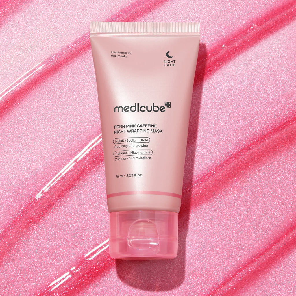 Medicube - Pdrn Pink Caffeine Night Wrapping Mask - 75Ml