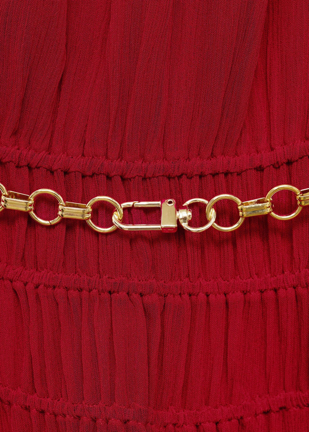 Robe Asymétrique Froncée Ceinture