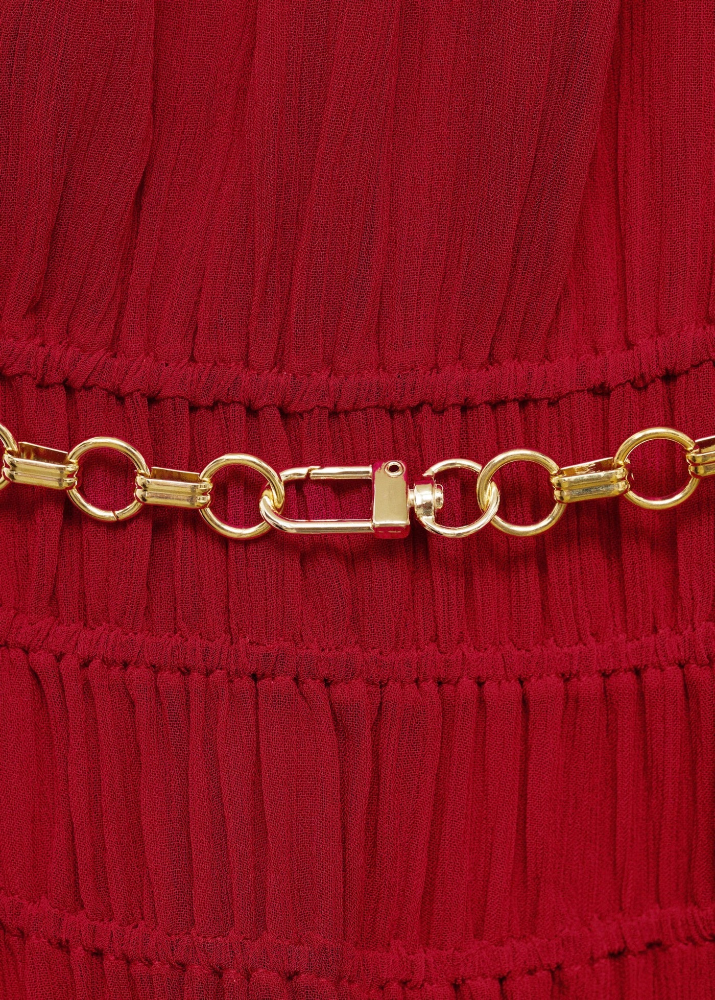 Robe Asymétrique Froncée Ceinture