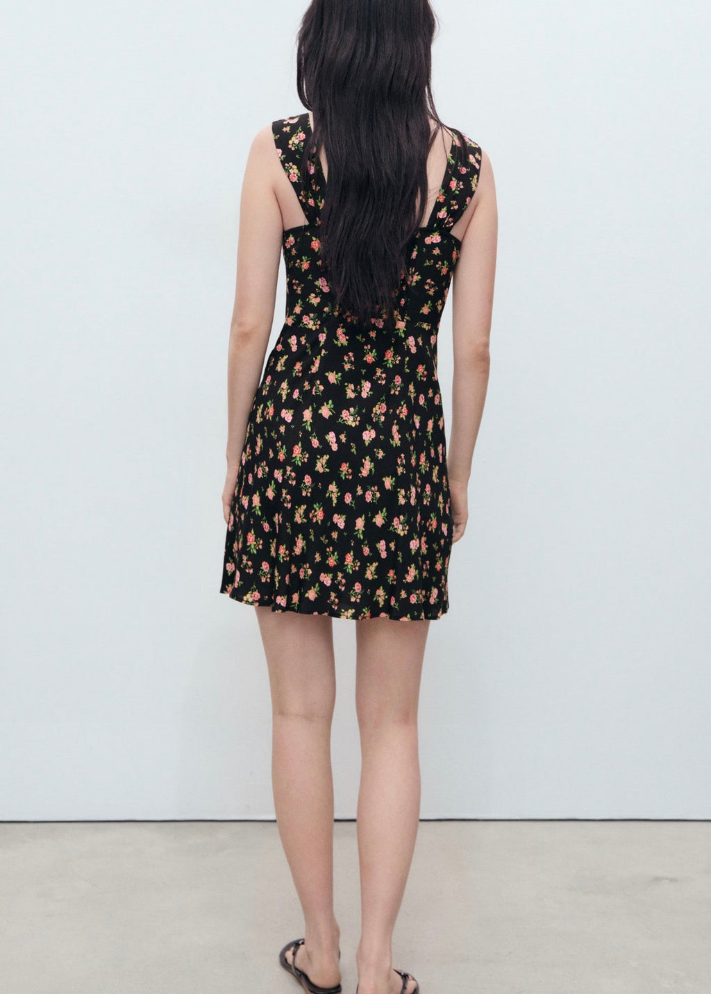 Robe Col Froncé