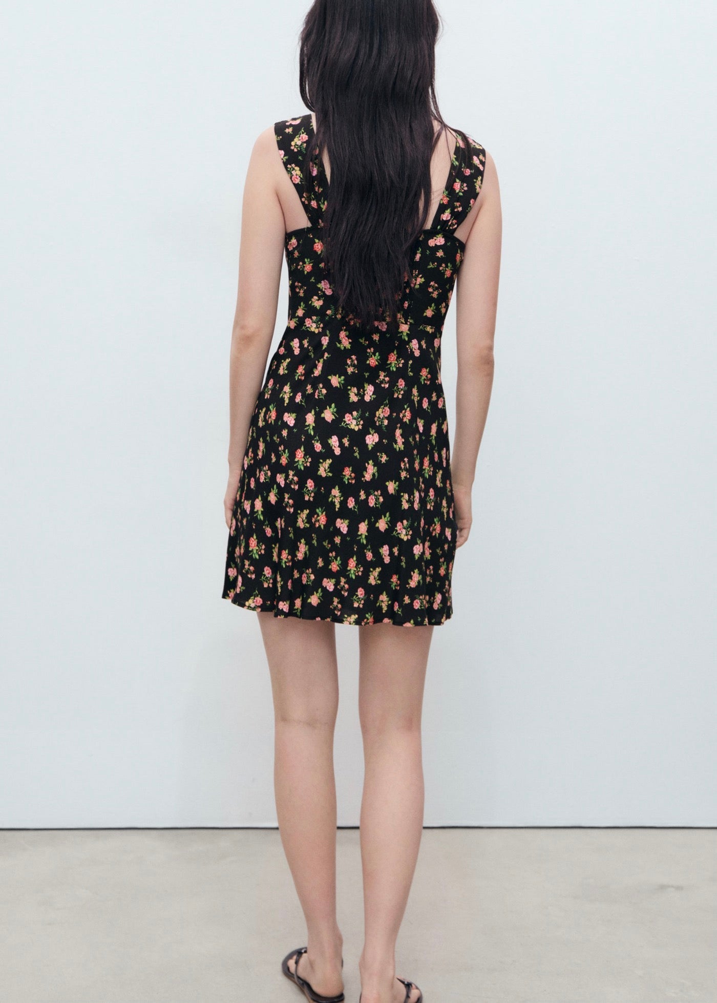 Robe Col Froncé