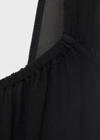 Robe Col Froncé