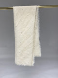 Echarpe Avec Strass - Creme