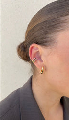 Earcuff Cross Gems
