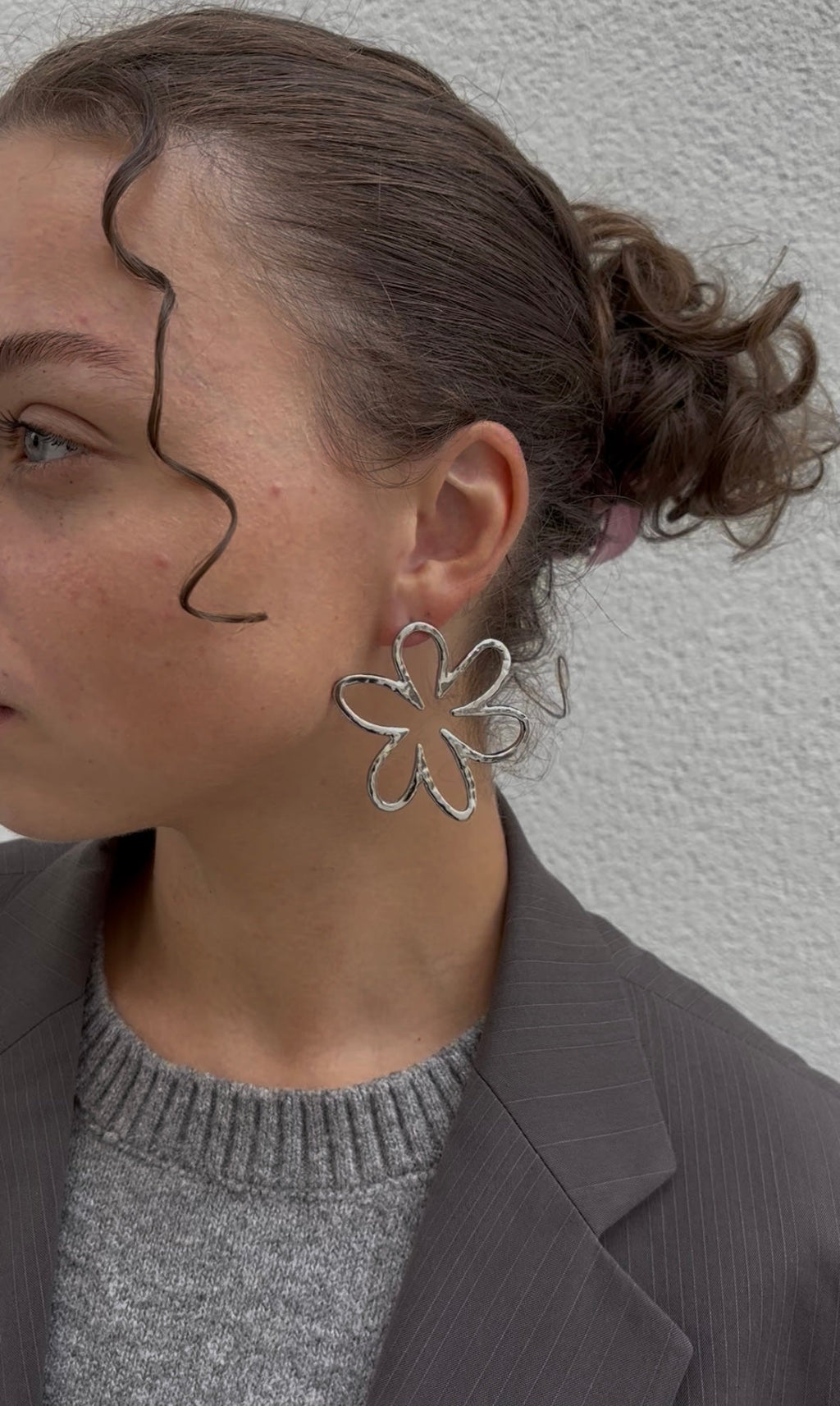 Boucles D'Oreilles Huge Flower