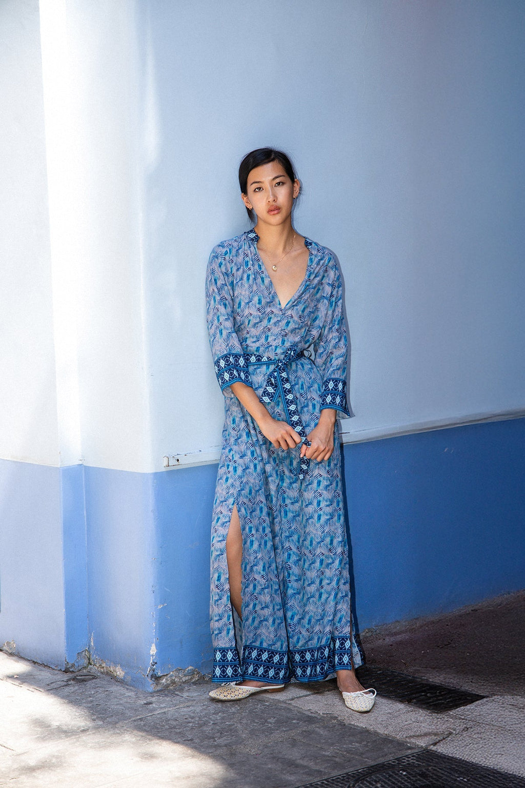 Robe Valina - Blue Tile
