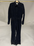 Combinaison En Denim Uni - Noir