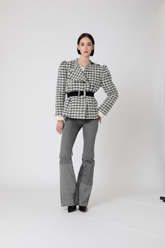 Ceinture Cuir Boucle - Noir