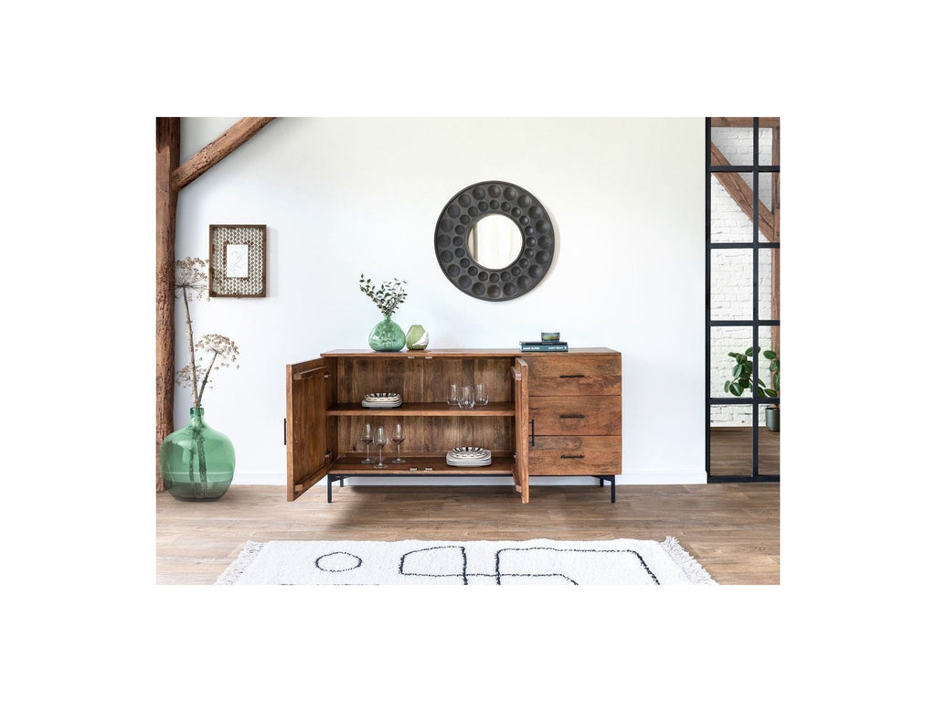 Balthazar - Buffet 2 Portes - Bois Massif De Manguier