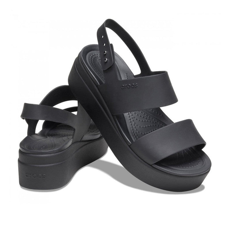 Sandales Crocs Brooklyn Low Wedge - Noir
