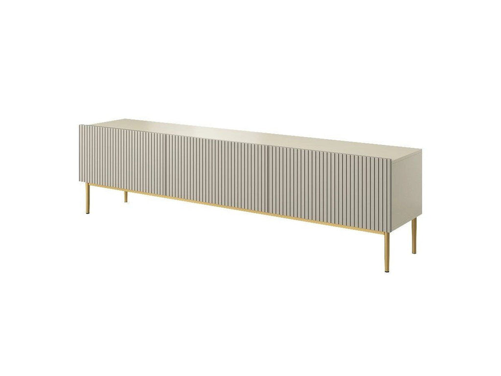 Kasha - Meuble Tv - Pieds Or - 2 Tailles