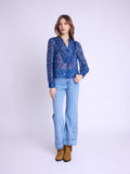 Chemise Avec Volant Sur Le Col - Holi-Print
