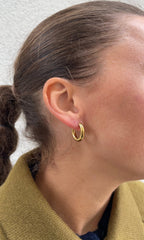 Boucles D'Oreilles Round Chain