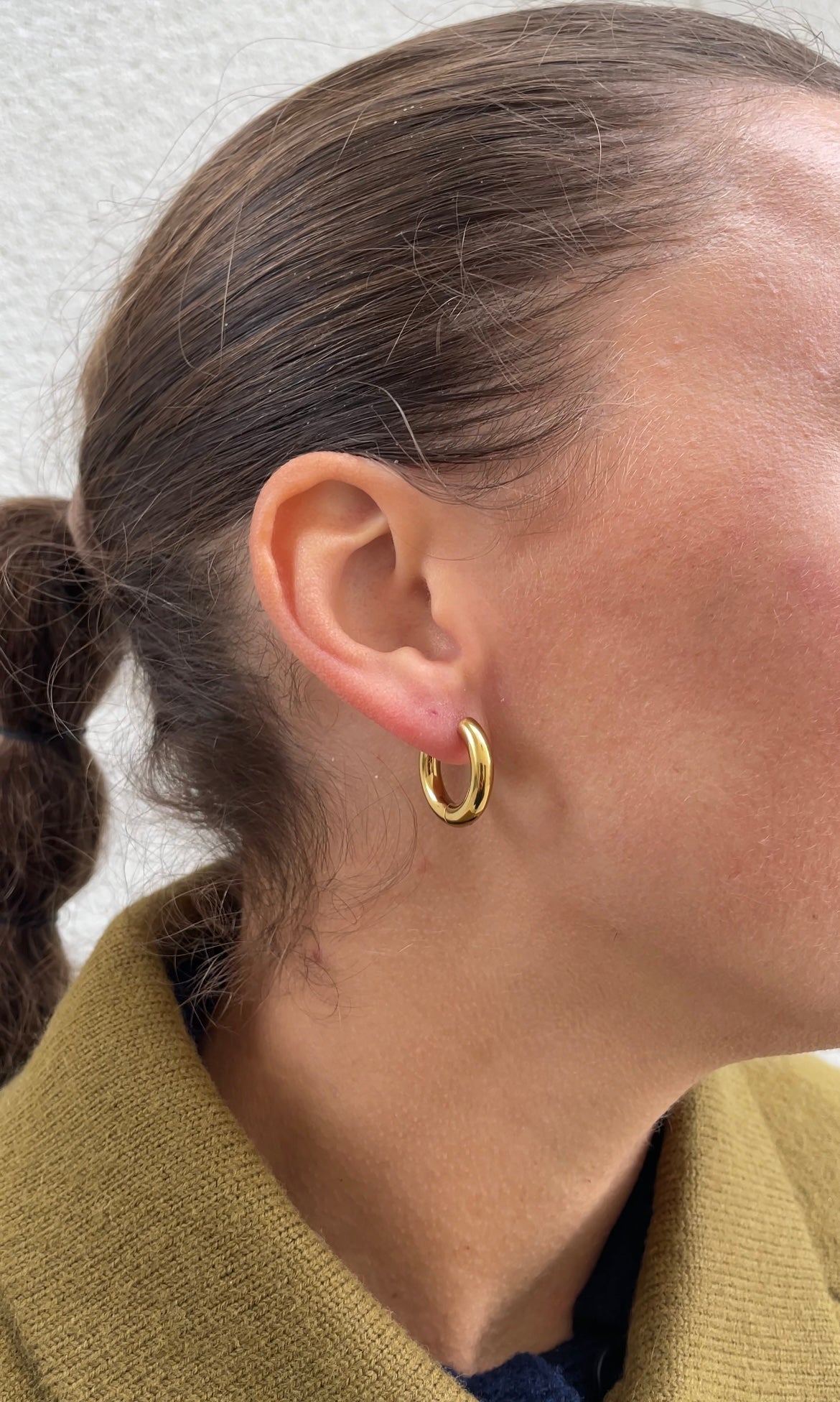 Boucles D'Oreilles Round Chain
