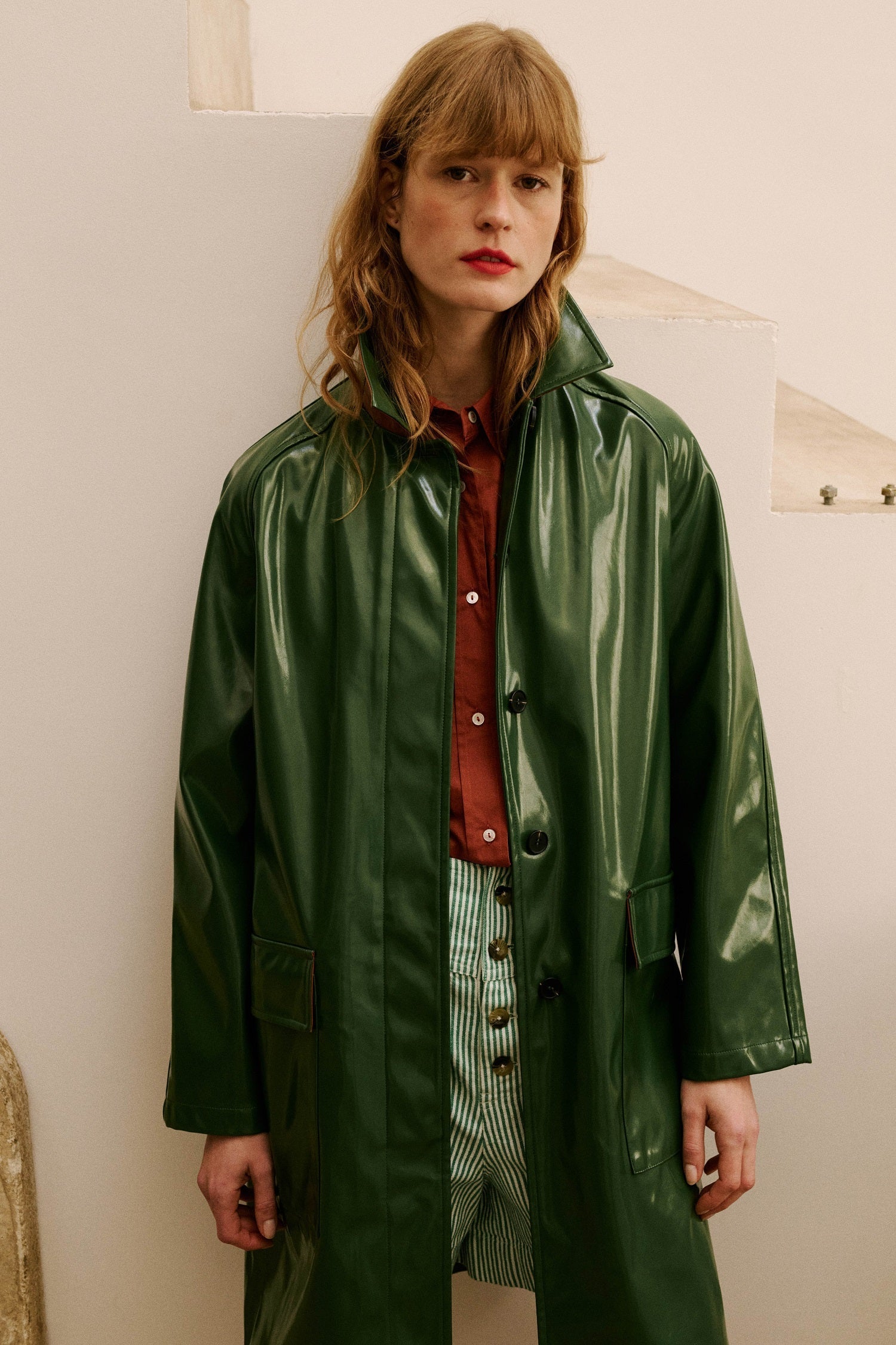 Trenchcoat Vahi Pln