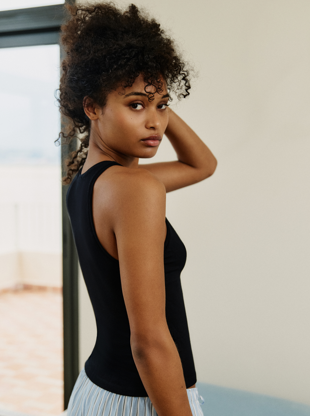 Top New Deep Black