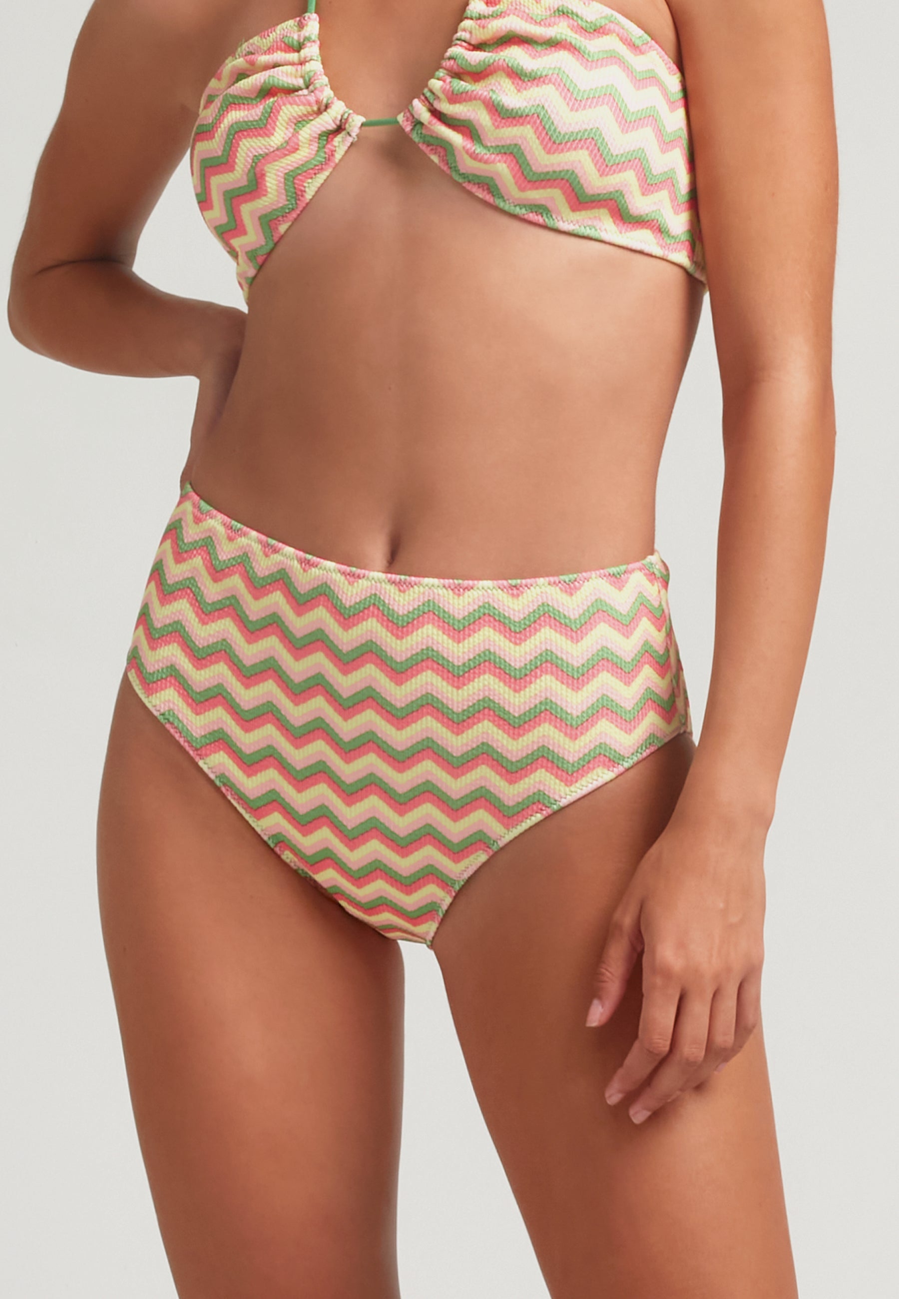 Culotte Haute Twister - Multicolore