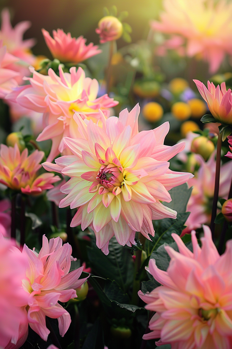 Lot De 3 Dahlias Melody Gipsy – Plante D’Extérieur
