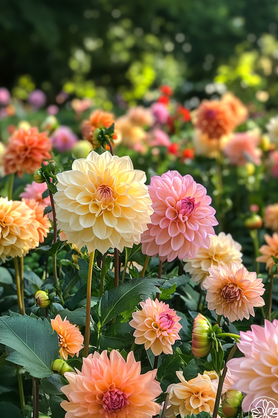 Mélange De 3 Dahlias Nénuphar – Plante D’Extérieur