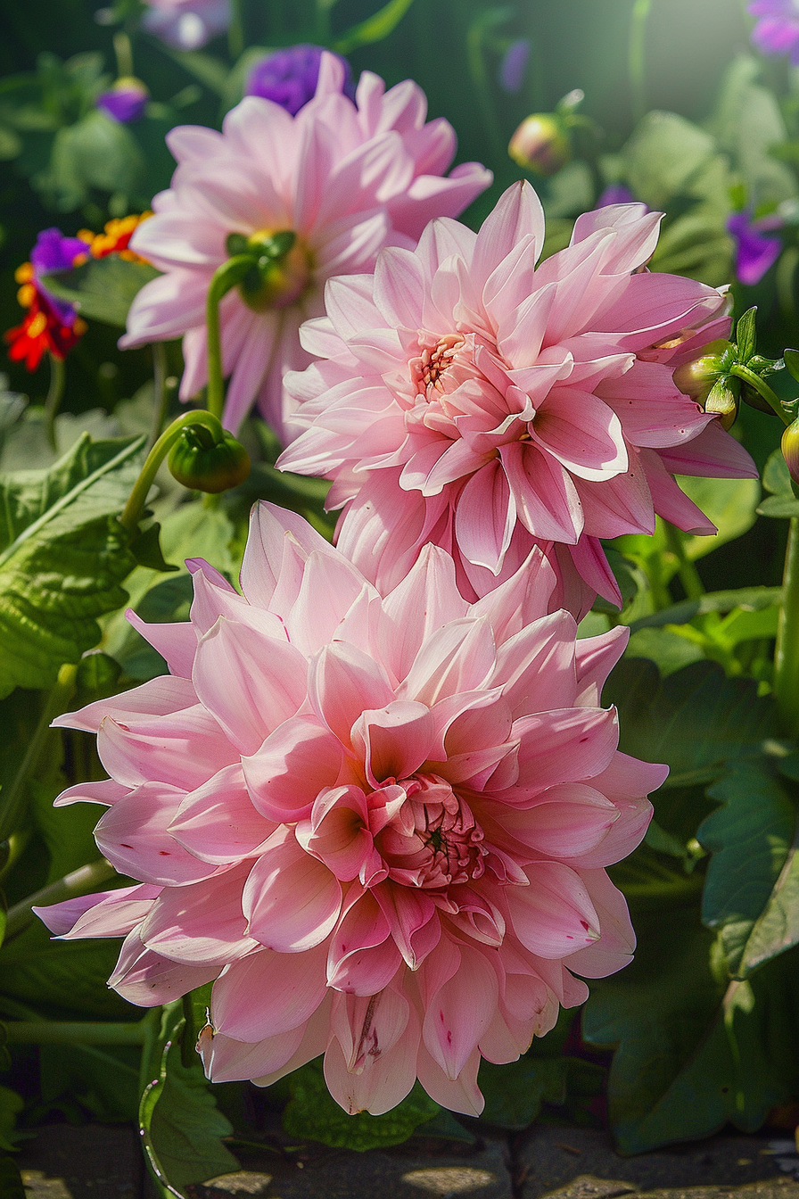 Lot De 3 Dahlias ‘Café Au Lait Royal’ – Plante D’Extérieur