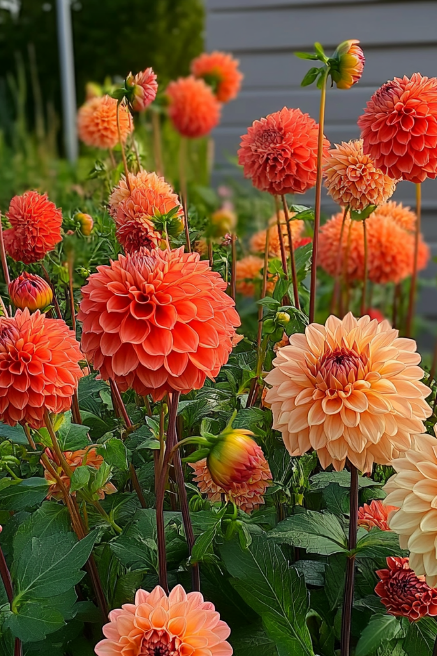 Dahlias Bouquet Sunshine – Sachet De 4 Tubercules – Plante D’Extérieur