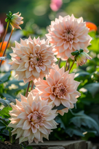 Lot De 3 Dahlias Café Au Lait Xxl – Plante D’Extérieur