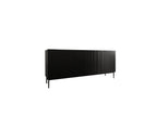 Kasha - Buffet 4 Portes - Pieds Noir
